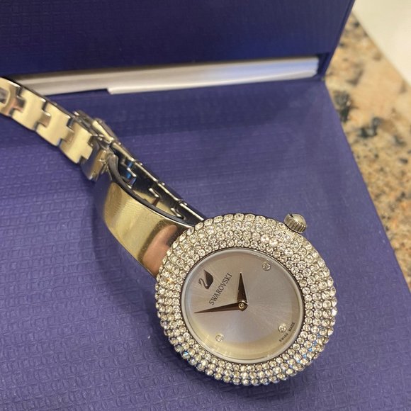 Swarovski Silver Crystal Watch - Picture 2 of 8
